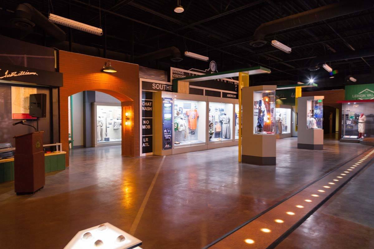 Interactive Mound Element in the museum
