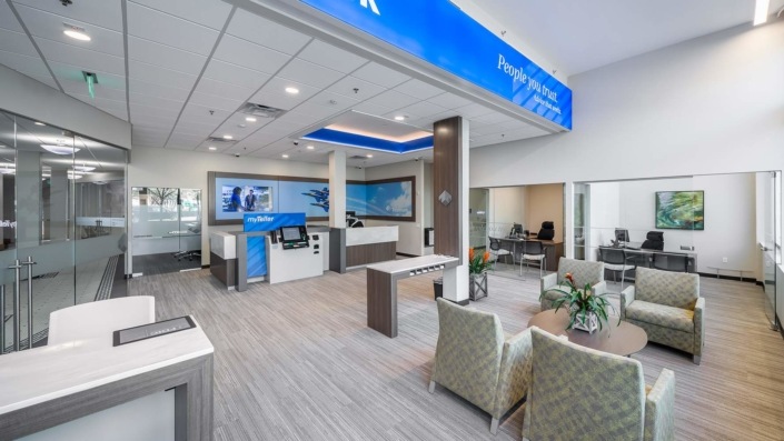 custom bank interior