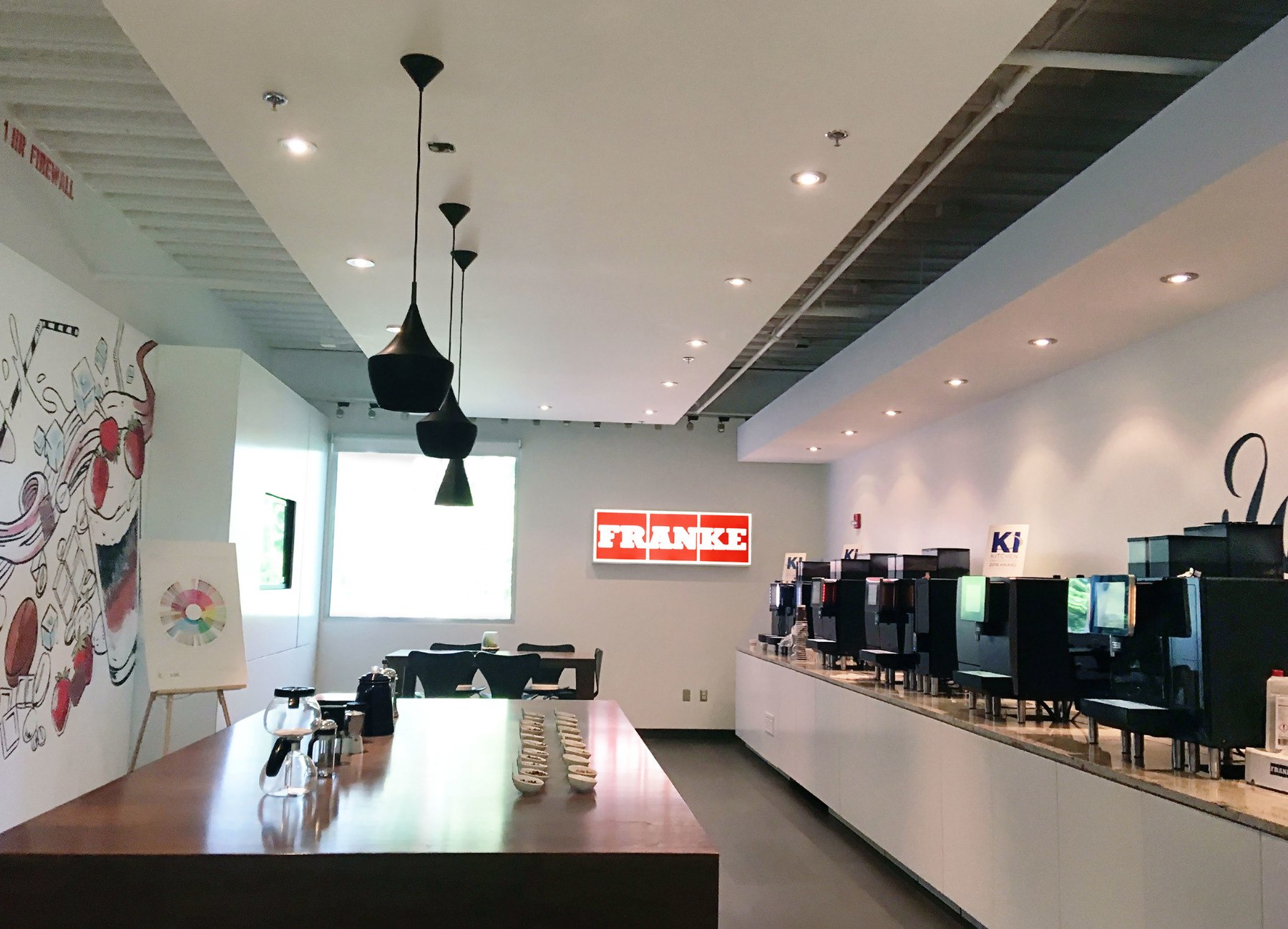 Franke Coffee Showroom Branded Environment
