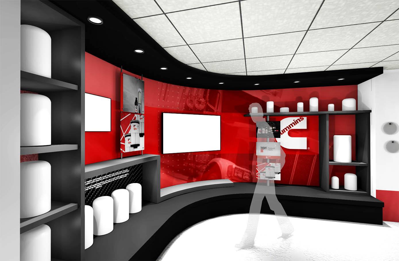 Cummins Filtration Interactive Design Art for Display