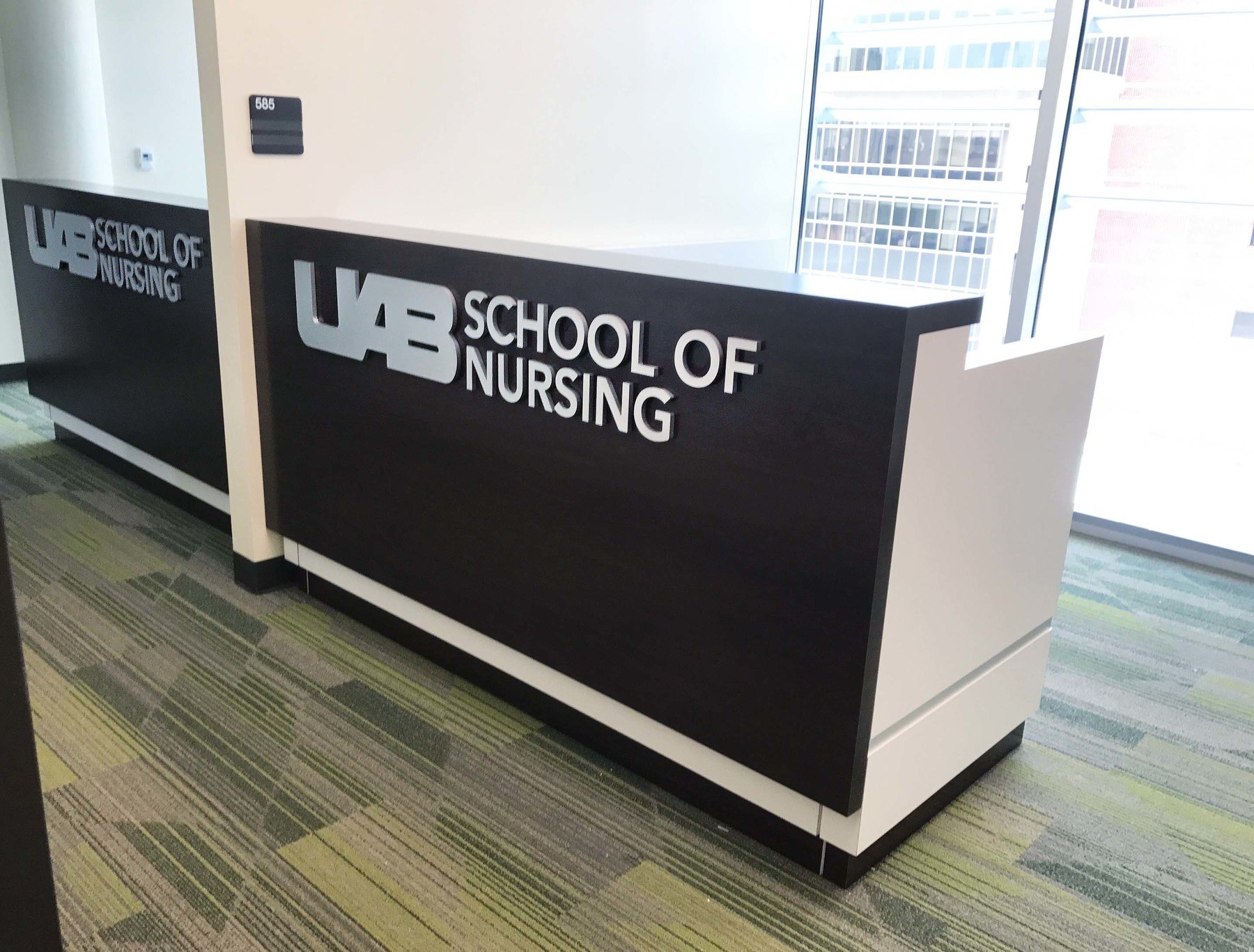 3D Wall lettering for Custom Desks