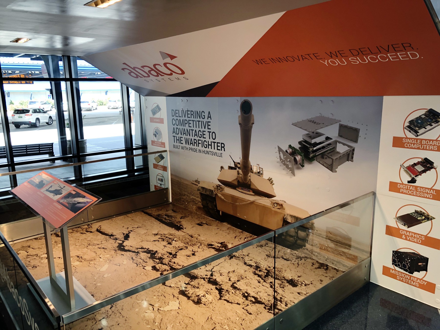 Abaco Airport Display vinyl