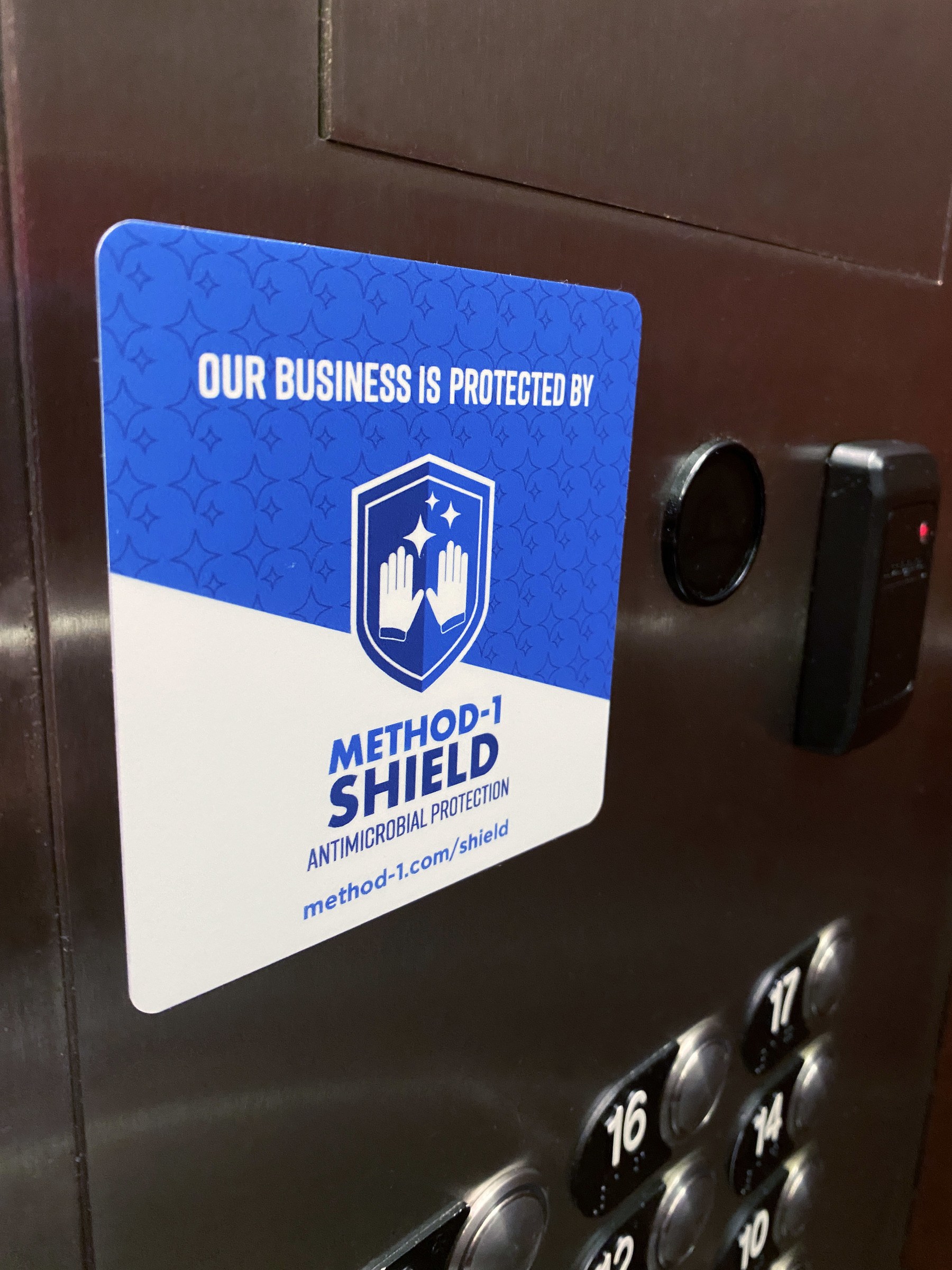Elevator 2 Method-1 Sheild Decal