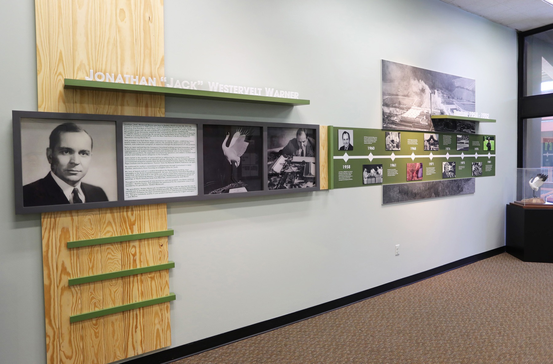 Custom Donor History Wall